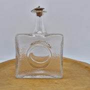 Tapio Wirkkala Mini Karahvi, kirkas, signeerattu TW