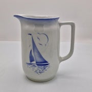 Arabia, ST-Maitokannu Purjevene, sininen koriste